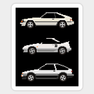 Classic Toyota Combo Pixelart Sticker